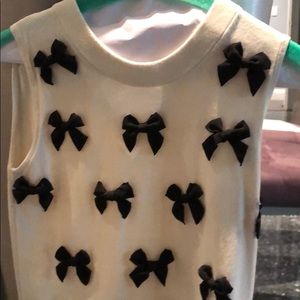 Kate spade cotton sweater with bow detail